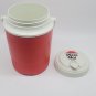Vintage Pizza Hut Jug Cooler Gott 1502 1/2 Gallon Snap On Thermos  Red CLEAN