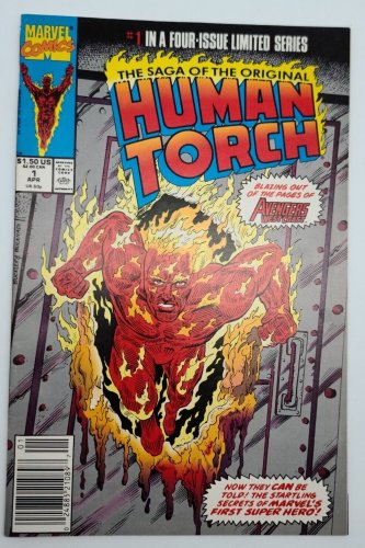 1991 Marvel 1st Covers Series 2 Trading Card - #79 Human Torch