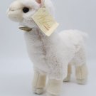 Aurora Miyoni 11" Alpaca White Plush Stuffed Animal Gift  Toy CLEAN