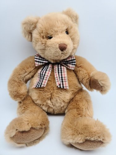 15" GERMAN KUSCHELWUSCHEL ABWASCHBAR BAB TEDDY BEAR STUFFED ANIMAL PLUSH *CLEAN*