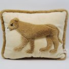 NWT Stuffed COUGAR Pillow Vintage Animal Cushion 17”X13” ANGEL TOY 1998