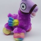 Nanco Llama Purple Rainbow Winged Plush Doll Stuffed Animal Toy 10” Fortnite
