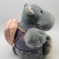 Vintage Applause Henry Hippo Plush Jogging Is My Life Stuffed Animal CLEAN