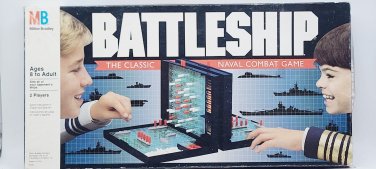 Vintage BATTLESHIP Game  Milton Bradley Classic - COMPLETE