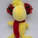 Peanuts Woodstock Holiday Singing Plush Plays Jingle Bells 10" Christmas TESTED