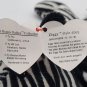 Retired 1995 Ziggy the Zebra&Acirc;&nbsp; Ty Beanie Baby with Tush Tag
