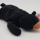 RARE Ty Beanie Baby Blackie The Bear Plush TOY *SEE PICS*