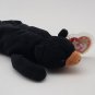 RARE Ty Beanie Baby Blackie The Bear Plush TOY *SEE PICS*