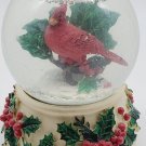 San Francisco Music Box Musical Santa with Tree Snow Globe