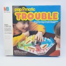 VINTAGE Pop O Matic Trouble Game COMPLTEE 1986 Milton Bradley EUC