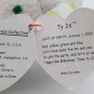 Rare Beanie Baby "Y2K" Confetti Bear - Mint Condition with Tags and many ERRORS