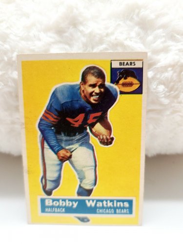 1956 Topps Set Break # 95 Bobby Watkins Chicago Bears