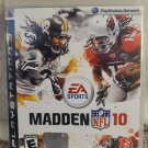 Madden NFL 10 For PlayStation 3 PS3 Football Very Good 7120