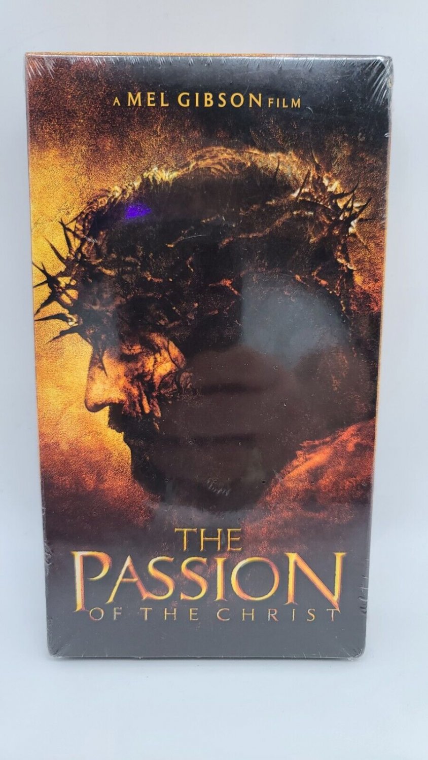 The Passion of the Christ VHS 2004 Mel Gibson NEW SEALED With Watermark