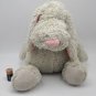 G by GUND Plush Puppy Dog RARE Pink Nose & Ears Soft Stuffed Animal  Toy 18" HTF