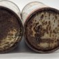 Wiedemann 12 oz. Straight Steel Flat Top Beer Can 1960's Set Of 2