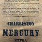 News Press Ephemera 1860 THE UNION IS DISSOLVED replica Aged Parchment 14&acirc;��x12&acirc;��