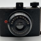Vintage 1947 Ansco Pioneer Film Plastic Camera with STRAP Untested! Made in USA