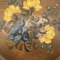 Hand Painted Floral Wooden Small Trinket Jewelry Round Box