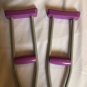 Plastic DOll Crutches Pair-Fits American Girl, Batatt & Other 16" Dolls 11.5"