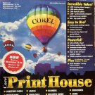 Corel Print House NEW IN BOX NIB Windows 95 1995 Vintage Graphics Software