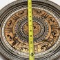Mid Century Modern Design Gazelle Grecian Etruscan Metal Tray 13" Rustic Cond.