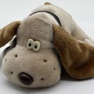 Vintage Kennel Kuddlees 6" Tan/Brown Puppy Stuffed Animal Plush Tara Toy