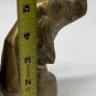 Die Cast Brass Looking Irish Setter Dog Head Bookends 1980s Vintage