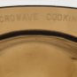 MICRORAVE PLASTIC Microwave Bundt Type Fluted Cake Pan Brown Tint SCARCE COLOR