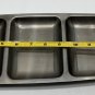 Burnco Triple Tray Stainless Steel Wooden Handles Japan MCM 14&acirc;�� Width
