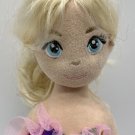 Aurora Sea Sparkles Mermaid Rainbow Blonde Hair Crown Plush Doll 18”