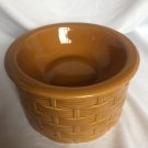 To Market To Market Party Size Dip Chiller Basket Weave Pattern Brown Tailgate