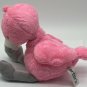 Carters Baby Flamingo Pink Bird Plush Lovey Soft Grey Gray Legs 2014