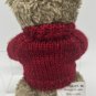 Hugfun Holiday 2000 Jointed Teddy Bear w/ Red & White Snowflake Sweater 8.5â