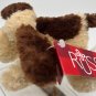 Russ Flopples Droozy The Puppy Dog Tan Brown Plush Beanbag Belly 6&acirc;��