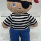 Garanimals Pirate Boy Doll Plush Stuffed Terry Cloth 7"  Eye Patch 2010