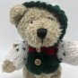Hugfun Christmas Holiday 2000 Jointed Teddy Bear w/ Red Green White Sweater 8&acirc;��