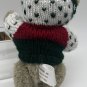 Hugfun Christmas Holiday 2000 Jointed Teddy Bear w/ Red Green White Sweater 8&acirc;��