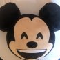 Disney Mickey Mouse Shaped Double Sided Emoji Blitz Soft Plush Pillow