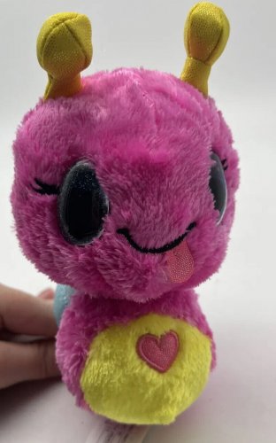 Hatchimals 6" Snail Big Eyes Pink Plush CLEAN!