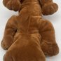 DAN DEE Puppy Dog Stuffed Animal Large 13&acirc;�� Long Brown Black Floppy PLUSH TOY