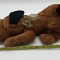 DAN DEE Puppy Dog Stuffed Animal Large 13&acirc;�� Long Brown Black Floppy PLUSH TOY