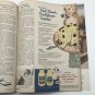 Woman's Day Magazine September 1954 Four Rare Old Flower Print in Color No Label