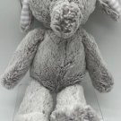Aurora Baby 14" Elephant Lovey Gray Baby Plush Purple Stripe Ears