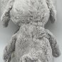 Aurora Baby 14" Elephant Lovey Gray Baby Plush Purple Stripe Ears