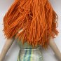 Aurora Sea Sparkles Meriel Mermaid Green Orange Hair Plush Green Doll 26" Large