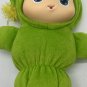 Playskool Musical Light Up Lullaby Gloworm Glow Worm Green Moon Plush 2009**