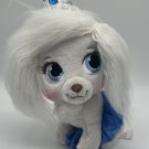 Disney Palace Pets Dog Puppy Plush Pumpkin Cinderella Tiara Crown White Blue 10"
