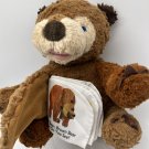 Zoobies Eric Carle Brown Bear Book Buddy Plush Storybook Stuffed Animal 2014