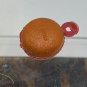 Vintage Doll Cake Topper Blow Mold Ponytail Girl & Food Accessories Mod 60s